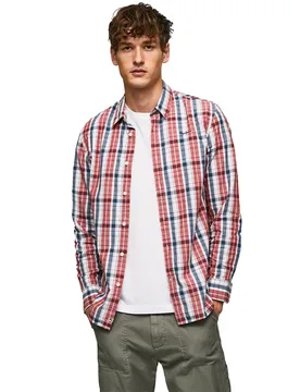 Camicia A Maniche Lunghe Loick Multi M - Pepe jeans - FashionsVida