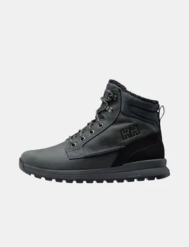 Men's Kelvin Lx Waterproof Leather Boots Grey 12.5 - Charcoalbl Grey - Male - Helly Hansen - FashionsVida