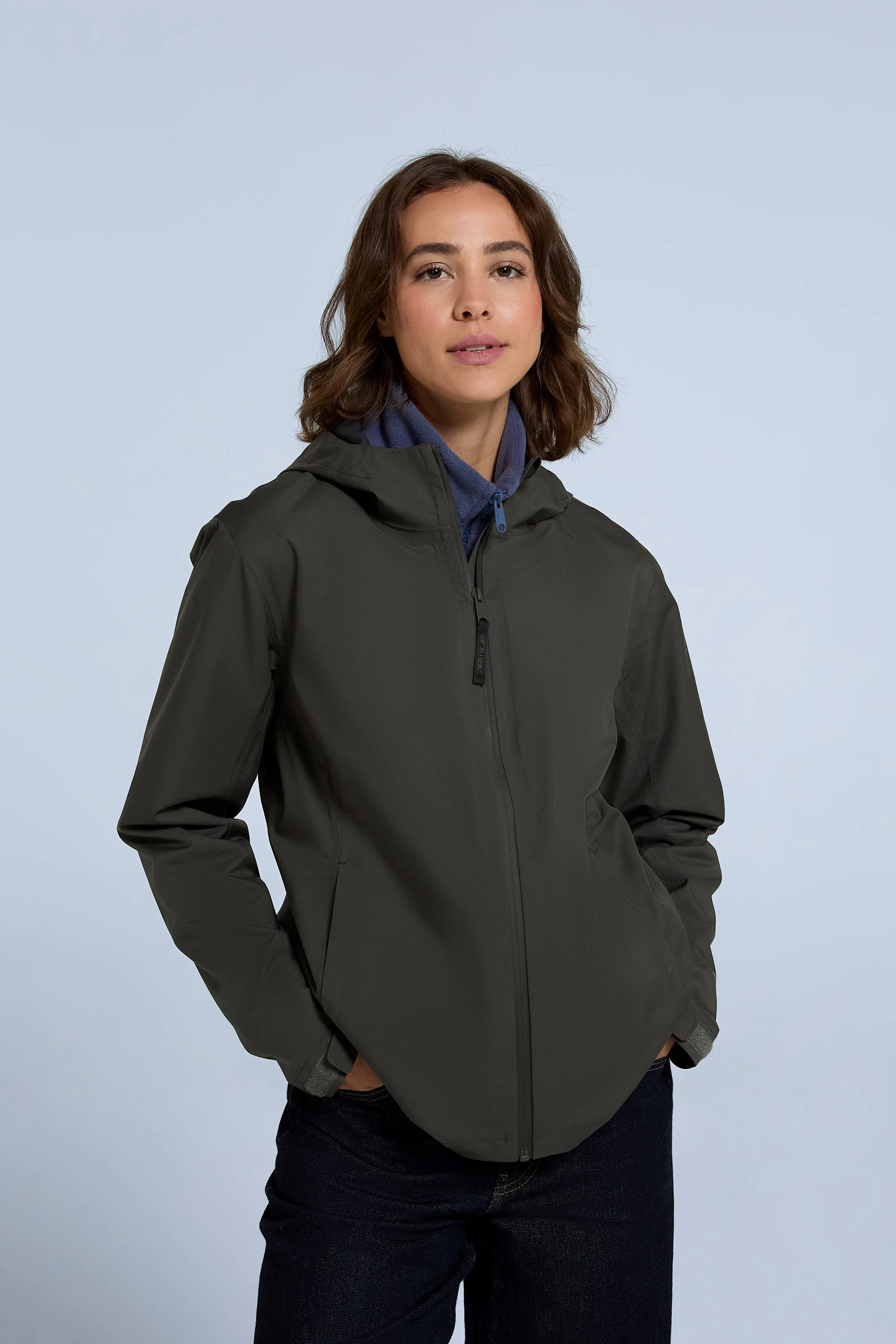 Elements Womens Waterproof Jacket - Green - Green - Size: 12 - Animal - FashionsVida