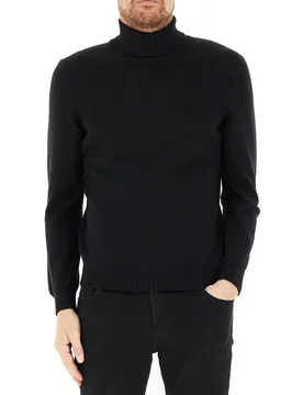 Maglione dolcevita NERO 50 - Gran Sasso - FashionsVida