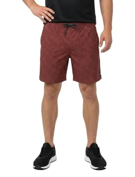 Pantaloni Corti 2 In 1 Multi Sport Palm Camo / Desert Red M - Saxx Underwear - FashionsVida