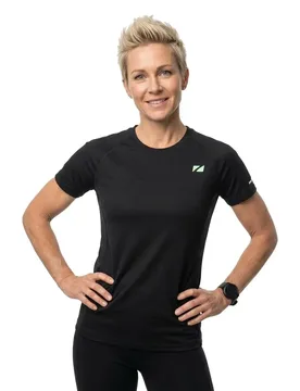 Maglietta A Maniche Corte Active Technical Lite Black / Mint Green L - Zone3 - FashionsVida