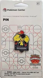 International Championships 2024 Pokemon Center Armarouge Pin Badge