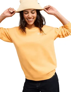Felpa Surfstoked Cr V Mock Orange L - Roxy - FashionsVida