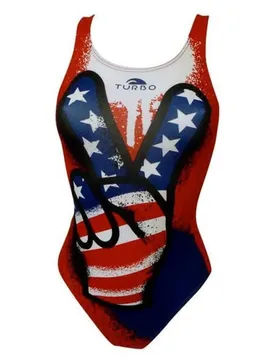 Victory Pro Resist Swimsuit Red / Royal 13-14 Years Girls - TURBO - FashionsVida