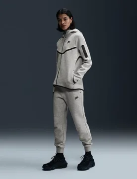Tech Fleece Damen Hosen - Grau - Größe L - Baumwoll-Jersey Grey L - Nike - FashionsVida
