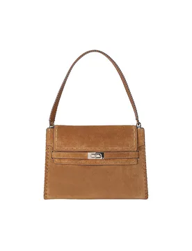 Bolso de cuero - Bolso de hombro LEE RADZIWILL Large camel - Tory burch - FashionsVida