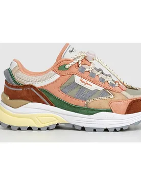Zapatillas Darren Trek de mujer con mix de color - Pepe Jeans - FashionsVida