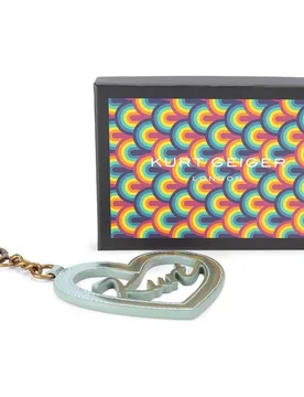 Llavero en forma de corazón con logo - Kurt Geiger - FashionsVida