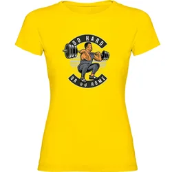 T-shirt à Manches Courtes Go Hard Yellow 2XL