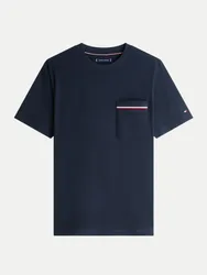 T-Shirt aus Piqué-Jersey Blau XL