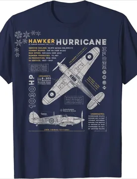 Battle of Britain RAF Hawker Hurricane Fighter T-Shirt 100% Cotton O-Neck Short Sleeve Summer Casual Mens T-shirt - Aliexpress - FashionsVida