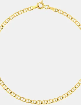 Pulsera cadena 'flat marine link' de amarillo - El Corte Inglés - FashionsVida