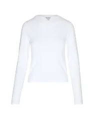 Loungewear Langarmshirt EVERYDAY weiss XL damen