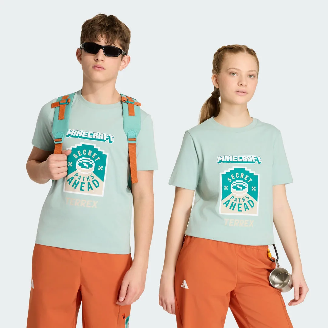 T-shirt Minecraft 9-10A Hazy Green - Adidas - FashionsVida