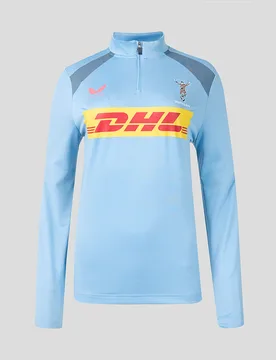 Harlequins Women's 2026/27 Training Quarter Zip Top Blue 10 female - Castore - FashionsVida