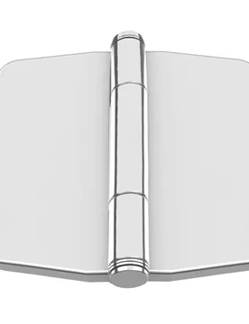 Stainless Steel 4949331 Cover Hinge With Standard Knot Silver One Size unisex - Marine Town - FashionsVida