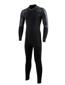 Yulex Switch Long Sleeve Neoprene Wetsuit Black / Orange S Men - Zone3 - FashionsVida