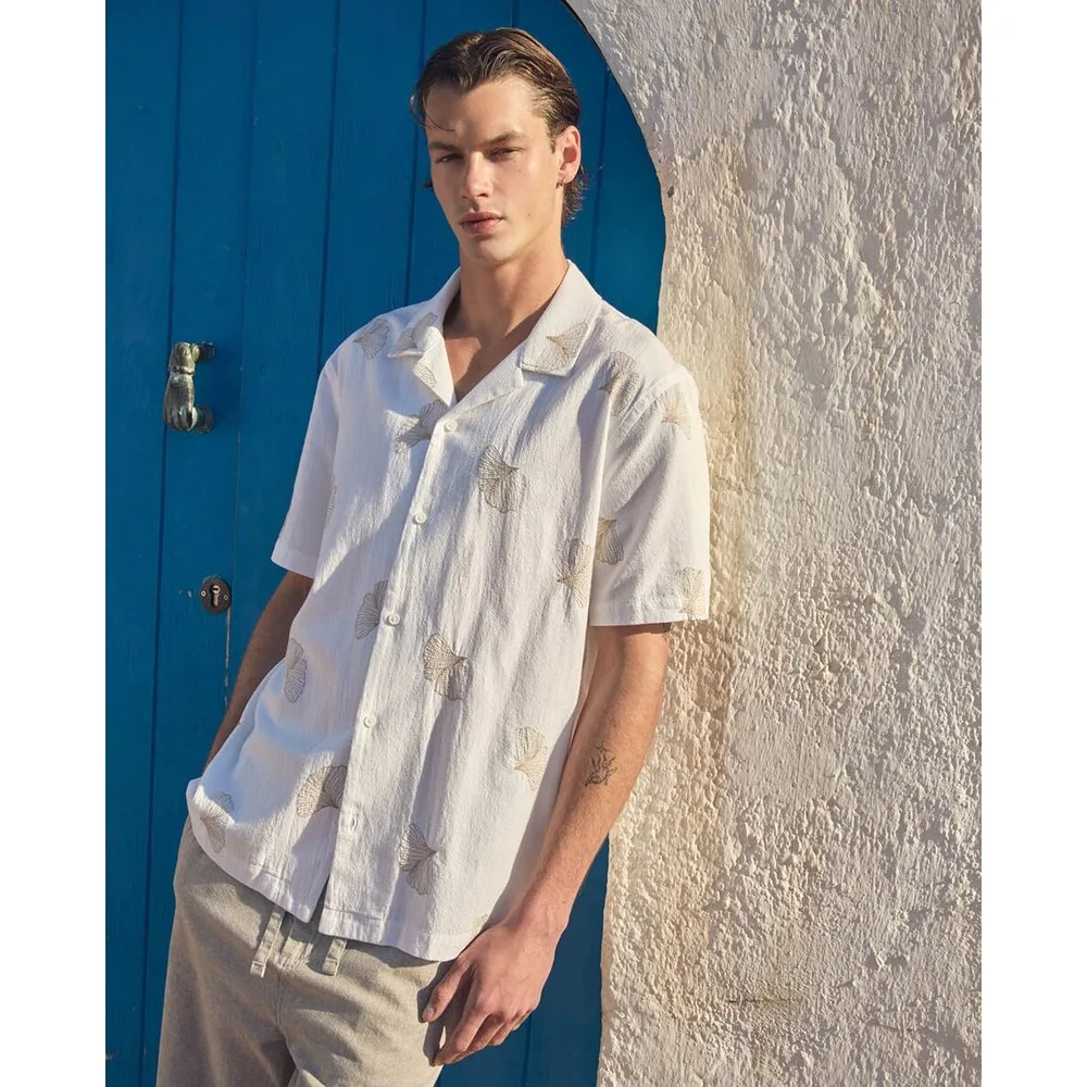 Sfera - Camisa bordada hojas - Sfera - FashionsVida