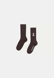 Socken mit Logo-Print Braun 39-42