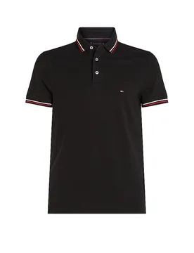 Polo Slim Fit noir XXXL - Tommy hilfiger - FashionsVida