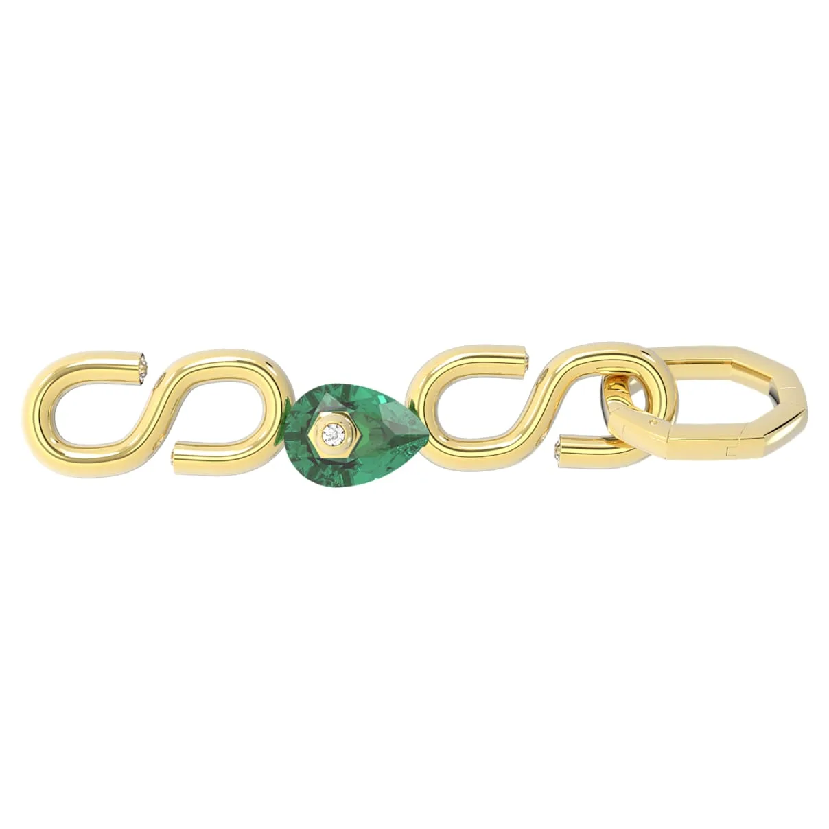 Extender Numina, Verde, Finitura oro 18K OS - Swarovski - FashionsVida