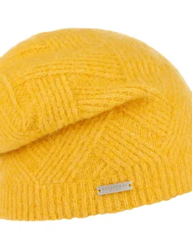 Ricarda Wool Beanie Hat by - mustard - Damen - Size: One Size - Seeberger - FashionsVida