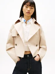 XL TJW SHORT TRENCH COAT female