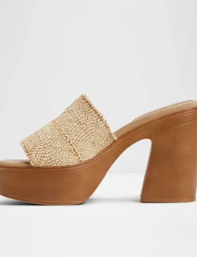 Mules de tacón de mujer con punta cuadrada - ALDO - FashionsVida