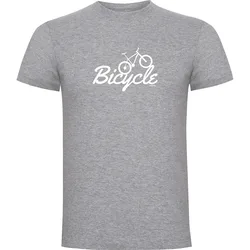 Maglietta A Maniche Corte Bicycle Heather Grey