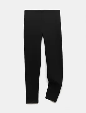 Fleece Lined Leggings (6-16 Yrs) Black female - M&S - FashionsVida
