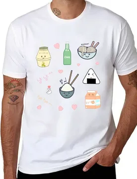 Korean Food T-Shirt funny t shirts man printed t shirts for man T-Shirt - Aliexpress - FashionsVida