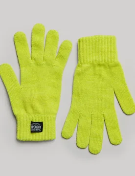 Superdry Damen Grün Klassische Strickhandschuhe, Größe: S/M - 19.99 - FashionsVida
