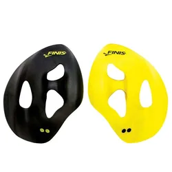 Iso Swimming Paddles Black / Yellow M unisex