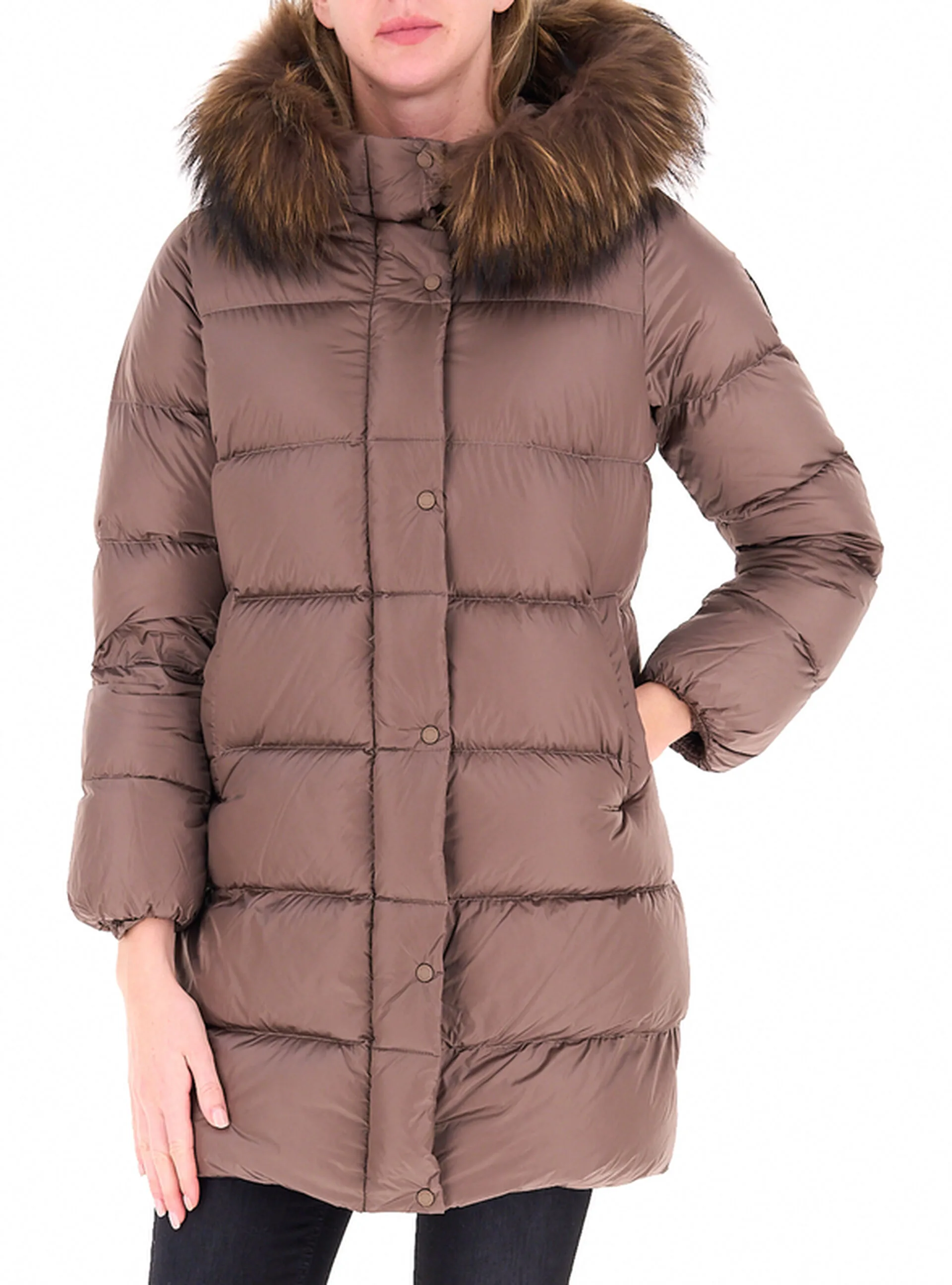 Piumino con cappuccio NOCCIOLA 2 - Bomboogie - FashionsVida