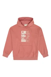 Womens Cornwall Relaxed Fit Hoodie - Pink - Pink - Size: 8