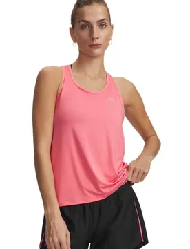 T-shirt Sans Manches Tech Knockout Pink XS - Under armour - FashionsVida
