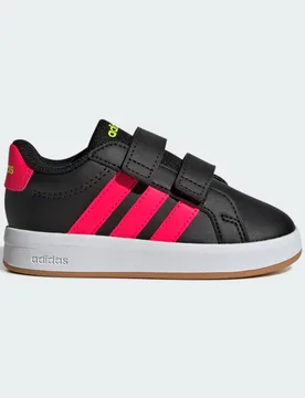 Scarpe Grand Court 3.0 Infants 23 Core Black / Lucid Red / Lucid Lemon - Adidas - FashionsVida