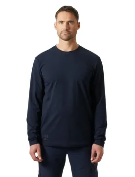 T-shirt à Manches Longues Evo Navy / Navy M - Helly Hansen - FashionsVida