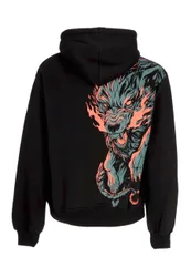 Felpa Cappuccio Uomo Cu-sith Hoodie Black