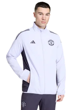 Manchester United Herren Trainingsoberteile - Lila - Größe L - Poly Woven Purple L - Adidas - FashionsVida
