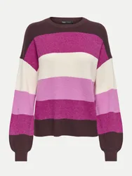 Pullover Latia 184723050-Fudge/Fuchsia Red/Whitecap G Mel/Fu XS