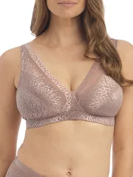 Womens Envisage Bralette - Beige Nylon - Size Small