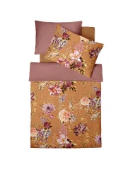 Ropa de cama de satén 70x90cm/140x200cm BED ART Cinamon Spice naranja