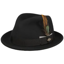 Jorland LiteFelt Player Hat by - black - Size: M (56-57 cm)