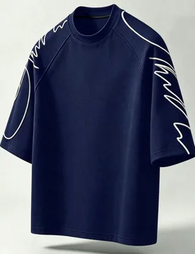 Camiseta de manga corta holgada para hombre con estampado en relieve XL - Shein - FashionsVida