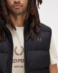 Mens Padded Gilet - Black Nylon - Size X-Large