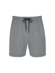 Pyjamashorts ROUND GEO thunder grey blau S Herren