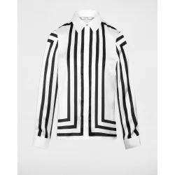 Camisa de mujer manga larga rayas
