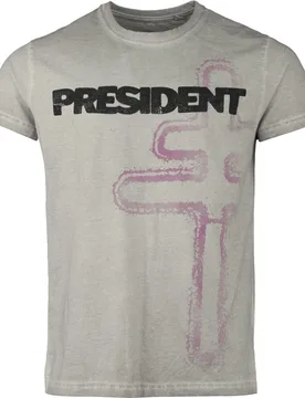 T-Shirt - Angel - S bis 3XL - für Männer - Größe XL - grau - EMP exklusives Merchandise! - Männer - male - President - FashionsVida
